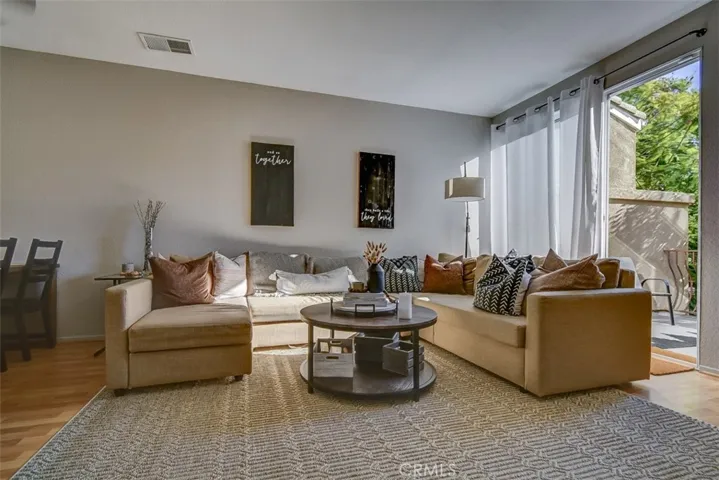 Living Room with enough room for a Large U Shaped Sofa looking right outside is your Patio