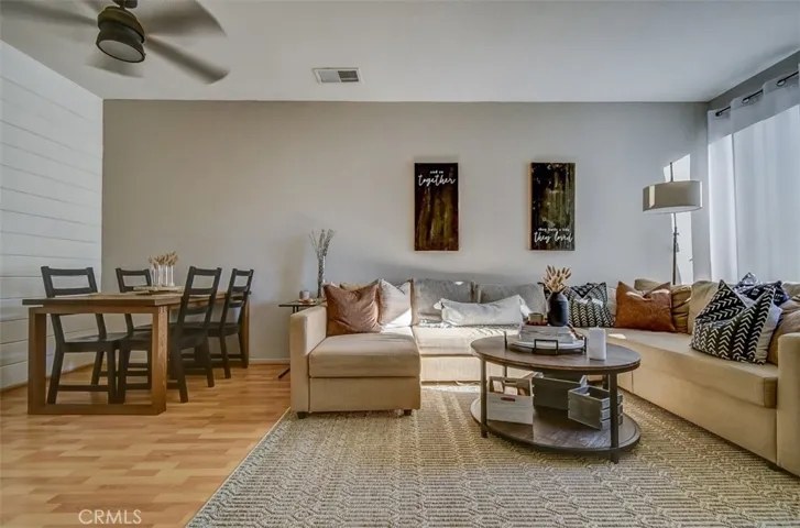 Living Room with Dining Area .Very Nice Size !