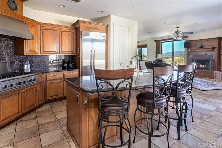 Kitchen with large center island and HUGE walk-in pantry