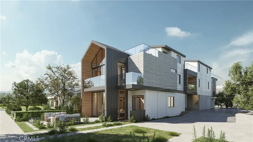 Daytime side elevation rendering.