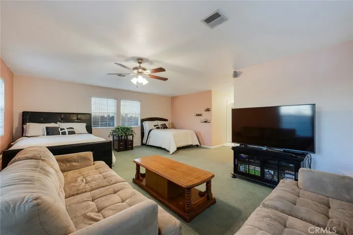 Upstairs Master Bedroom with Sitting Area