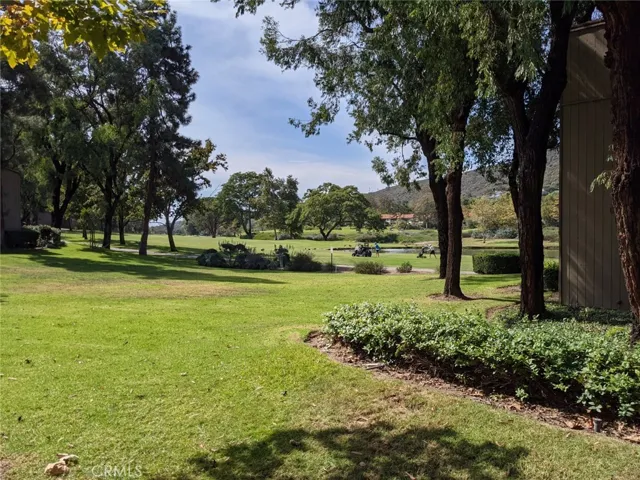 View of the golf course from the balcony
