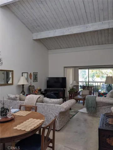 Open floor dining and living room.