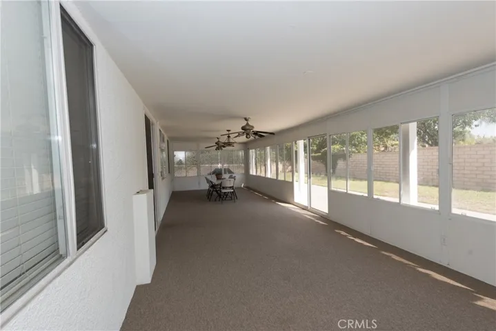 Enclosed sunroom