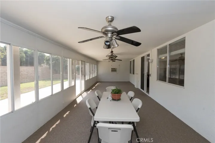 Enclosed sunroom