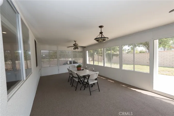 Enclosed sunroom