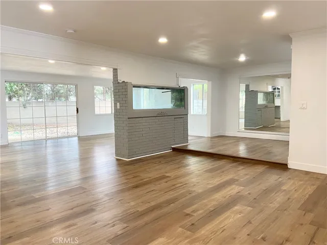 living room at entry