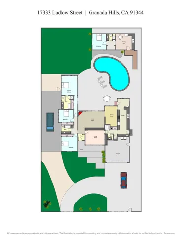 Site and floorplan