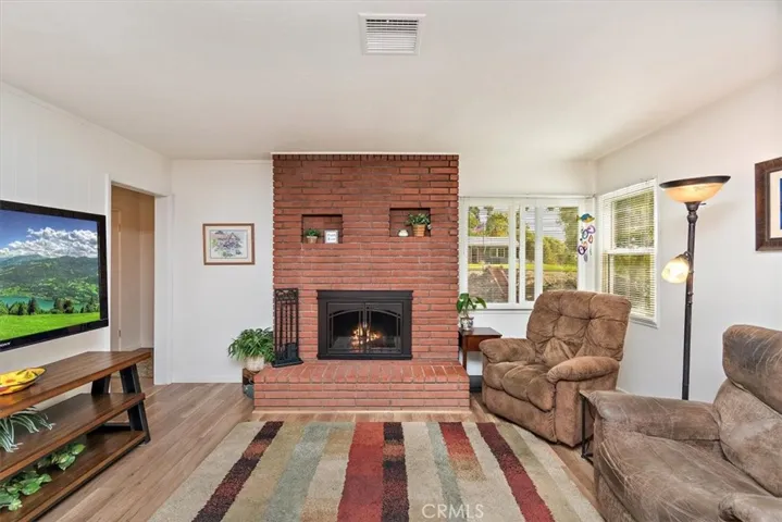 Beautiful Brick Fireplace