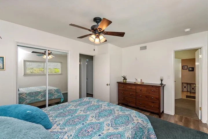 Main bedroom with attached bathroom