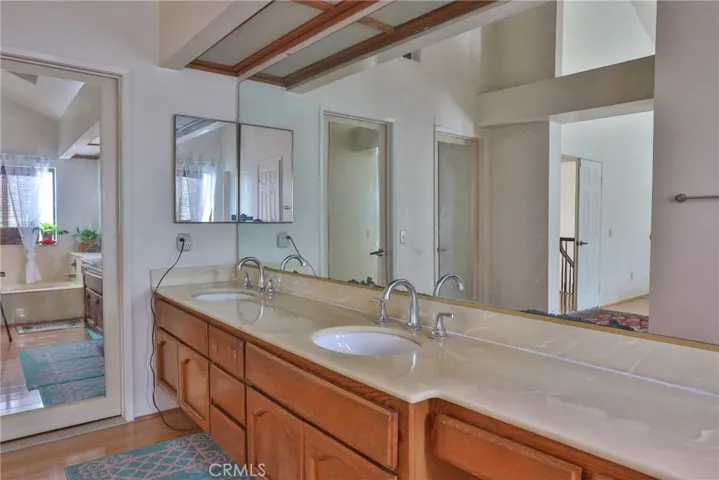 Large walk in closet with 2 doors