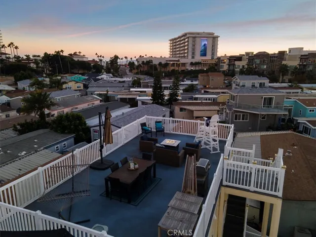 Aerial view of the rooftop