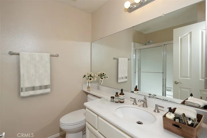 Upstairs Hall Bathroom; Virtually Staged