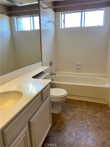 Master bath with tub and shower....