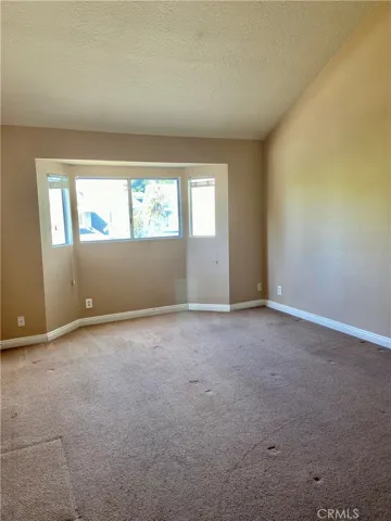 Master suite with vaulted ceiling....