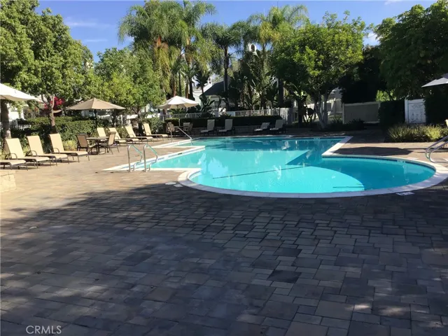 a pool and lots of space for sunbathing....