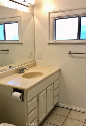 Bathroom vanity.