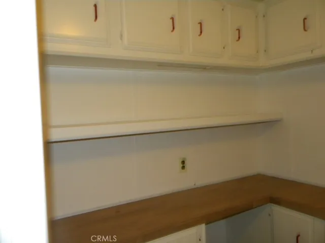 Laundry room shelves