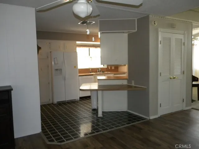 Looking into kitchen from family room
