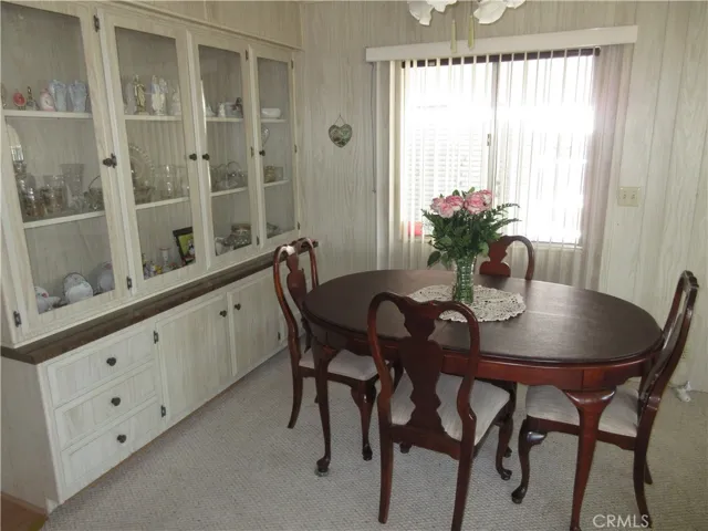 Dining Room with built in hutch