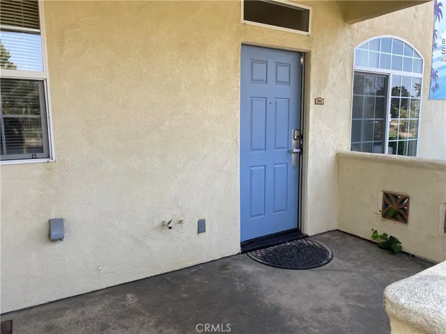 Entry and patio
