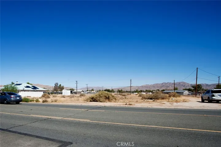 Across the street from the property