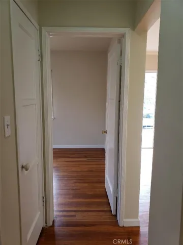 picture taken from hallway looking towards the front bedroom