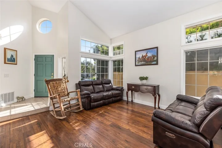 Living room and entry