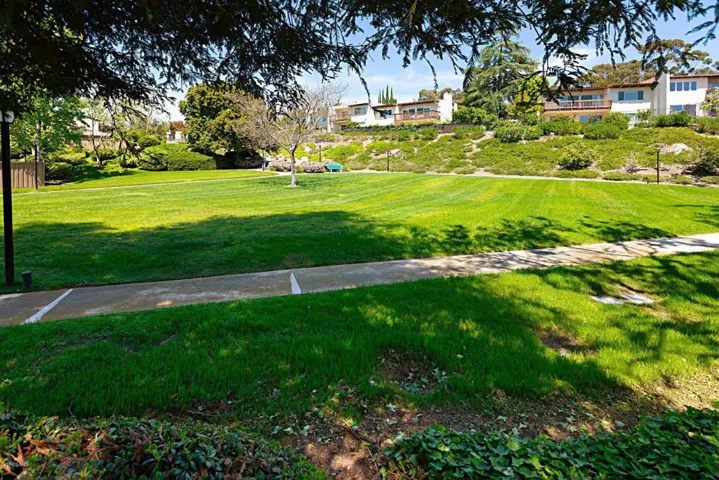 Green belt behind home