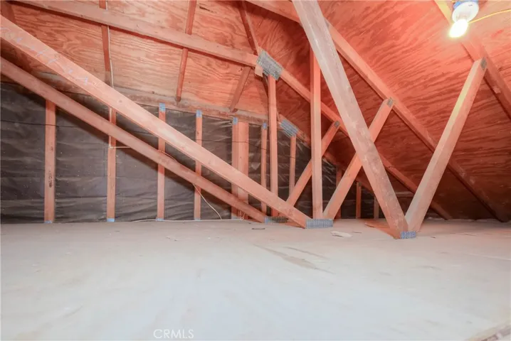 Contractor quality above garage storage