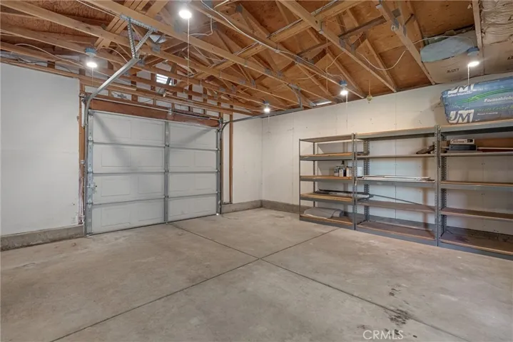 Storage inside garage