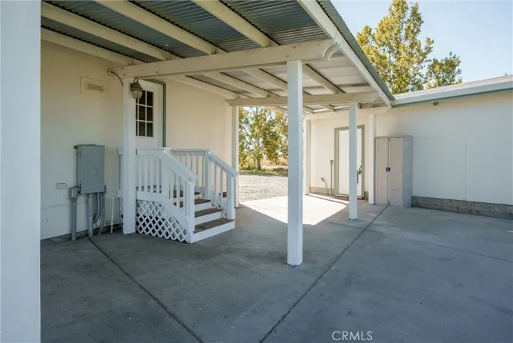 Back porch to garage