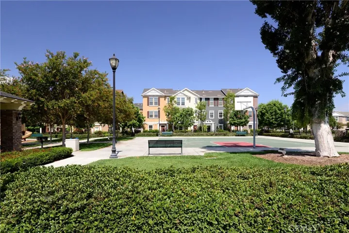 Sport court in Montgomery Square.