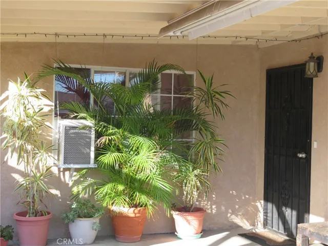 Front door entry view