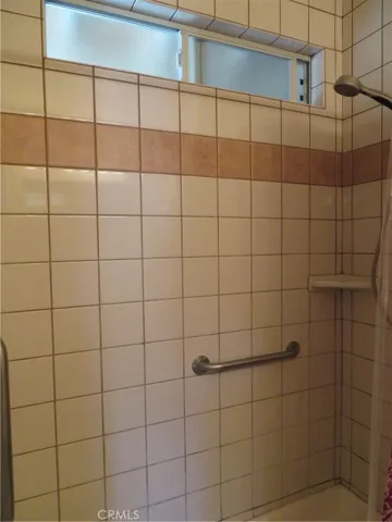 View of shower stall