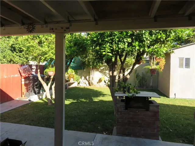 Patio view to packyard