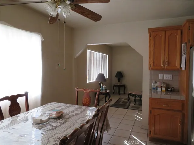 Dining to entry to living room