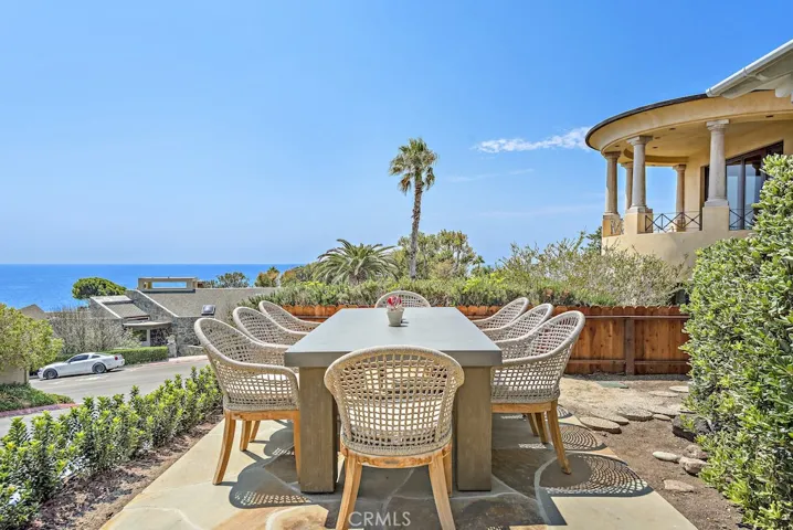 Front patio with ample entertaining room and stunning views.