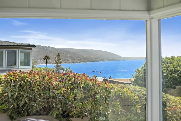 Stunning ocean and coastline views from the living room.
