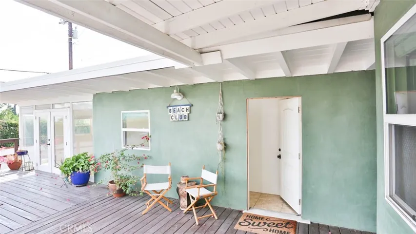 Guest house entrance
