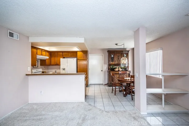 Open Kitchen/Dining/Living Area