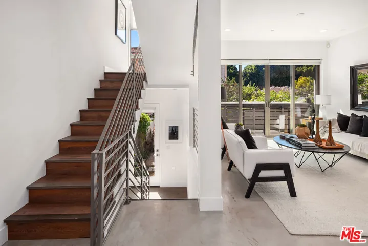 Heading upstairs to the bedrooms