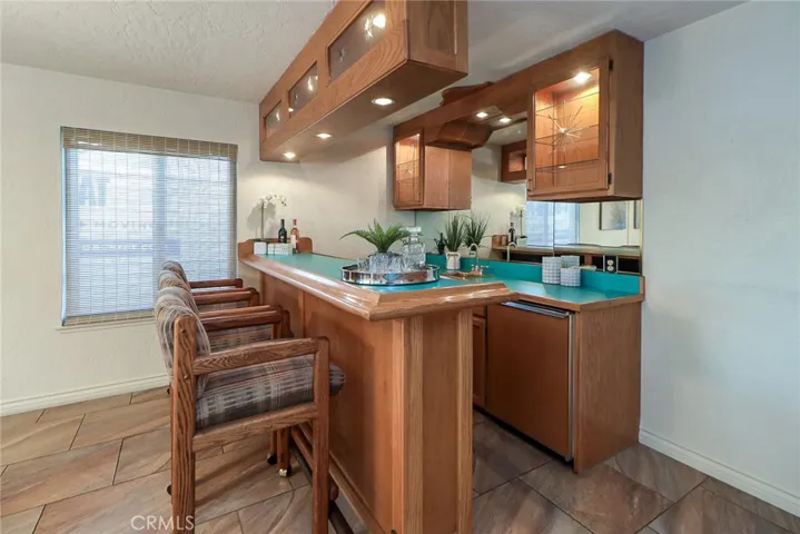 Wet bar off the Kitchen and Den