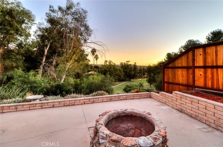 View from backyard deck