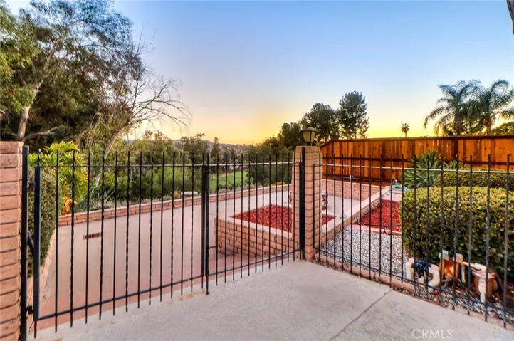 Panoramic view from backyard