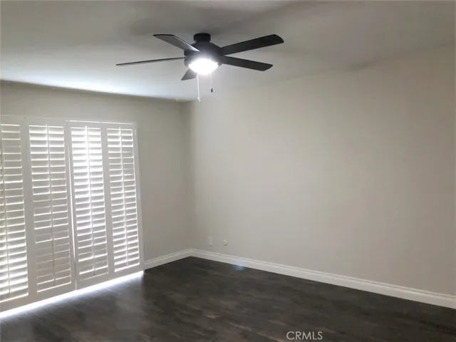 Master Bedroom w/ sliders to yard