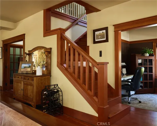 Interior staircase to upper level