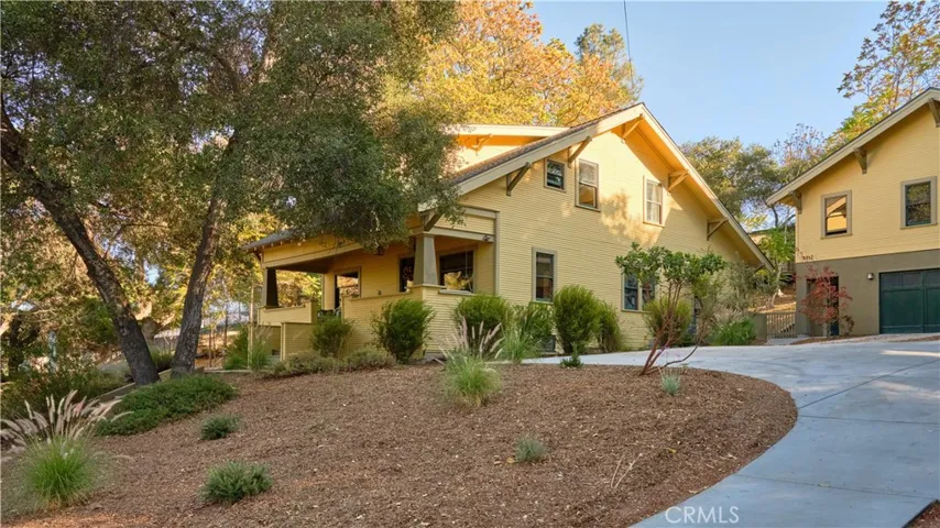 Landscaped front yard