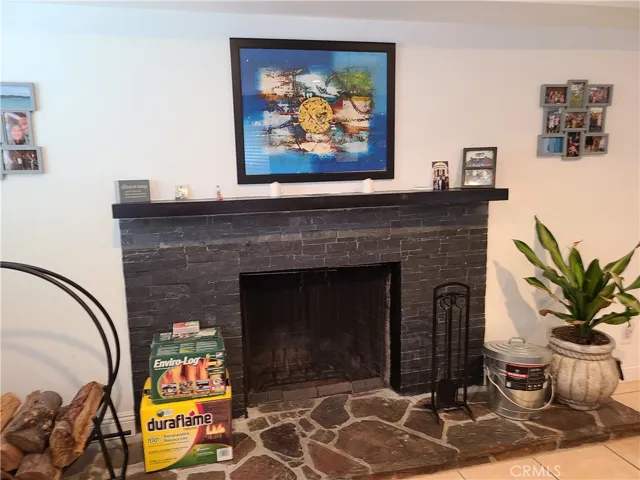 Massive family Room w/Fireplace and Built-in Bar/Serving Area