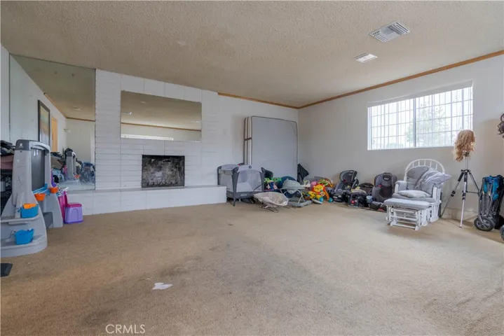 Large Family Room with Fireplace